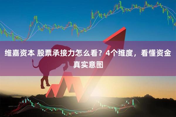 维嘉资本 股票承接力怎么看？4个维度，看懂资金真实意图